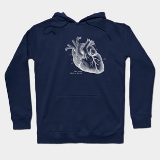 One heart, tilted to the left Hoodie